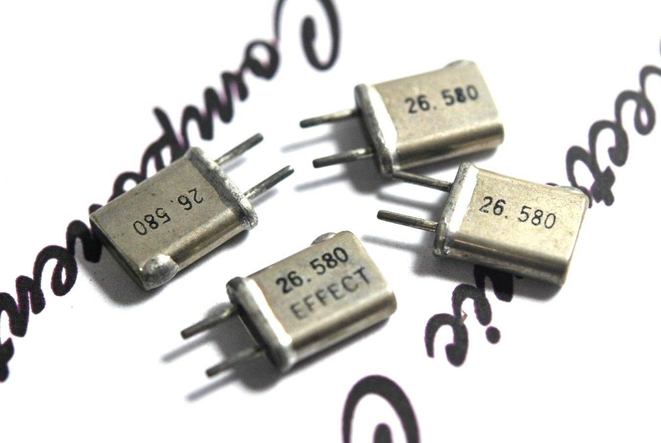 4pcs - 26.58 MHZ Quartz Crystal Resonator / XTAL