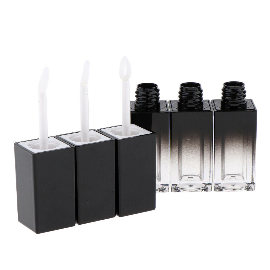 Square Shape Refillable Lipstick Glazing Color Tube Cosmetic Empty Bottle