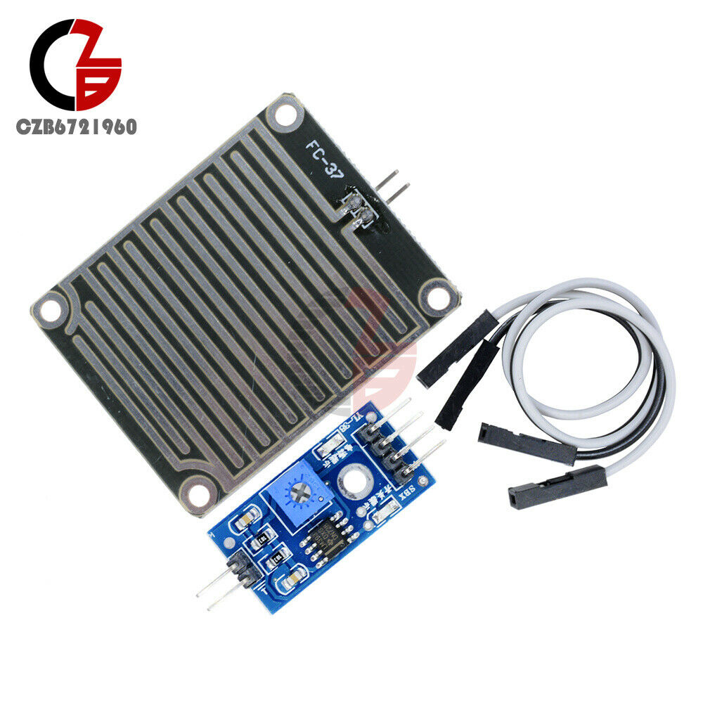 Raindrops Detection Sensor Module Weather Rain Monitor Humidity For Arduino