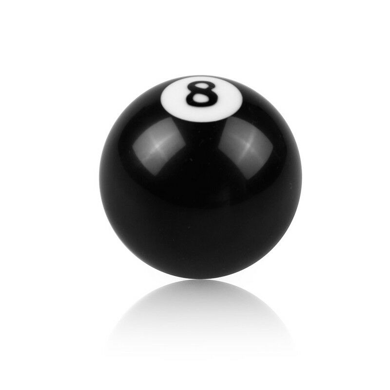 8 Billiard Ball Round Car Manual Gear Shift Knob Universal Shifter Lever Cover