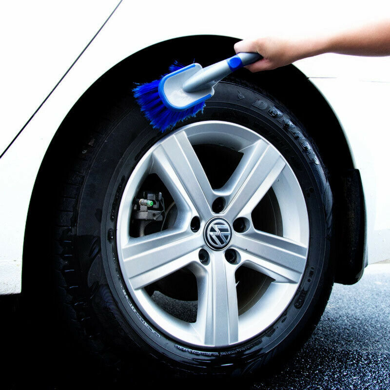 26CM Car Bike Tire Cleaning Brush Bendable Wheel Rims Engine Spoke Chain Washing