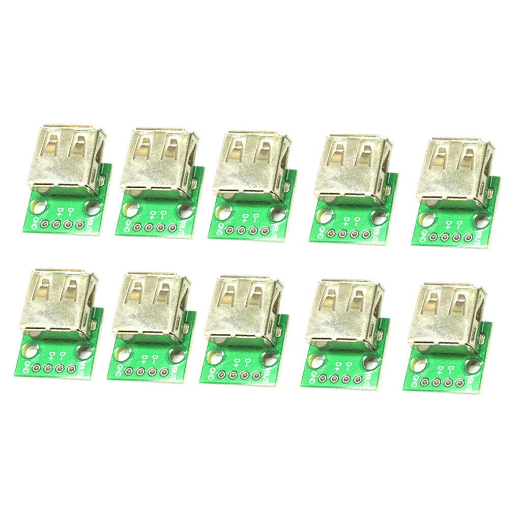 10 x micro 4 pin USB 2. 0 head for DIP connection with overcharge protection