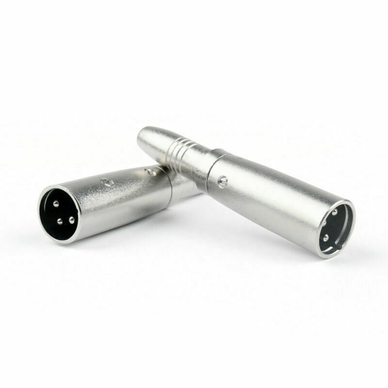 10x XLR 3Pin Male to 1/4" 6.35mm Mono Female Jack Audio Cable Mic Adapter  UA