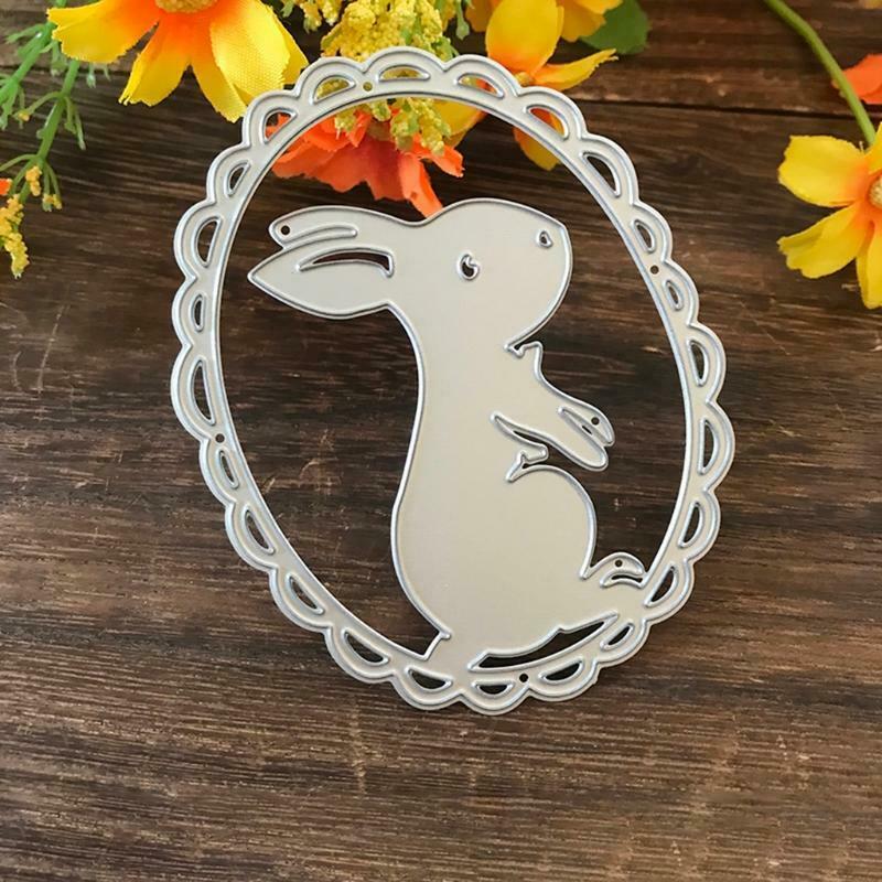 Easter Rabbit Metal Cutting Dies Stencil Scrapbooking DIY Album Stamp Paper Card