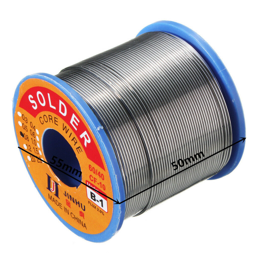 1X 0.8mm 500g 2.0% Rosin Core Soldering Solder Wire Tin Lead 60/40 Flux