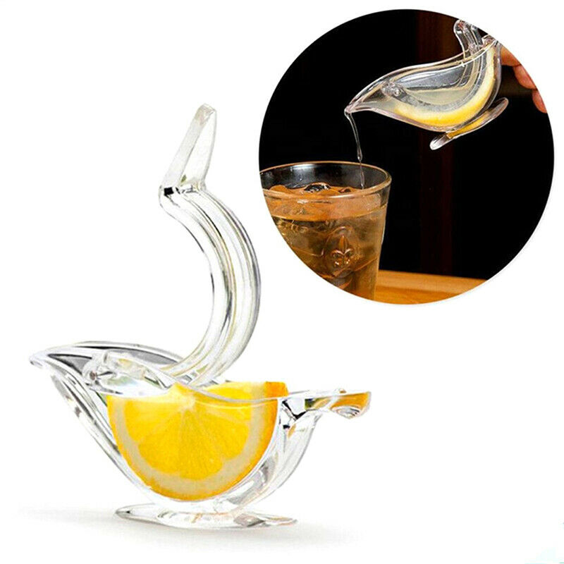 Acrylic Lemon Clip Manual Transparent Fruit Juicer Home Kitchen Bar Gadg.l8