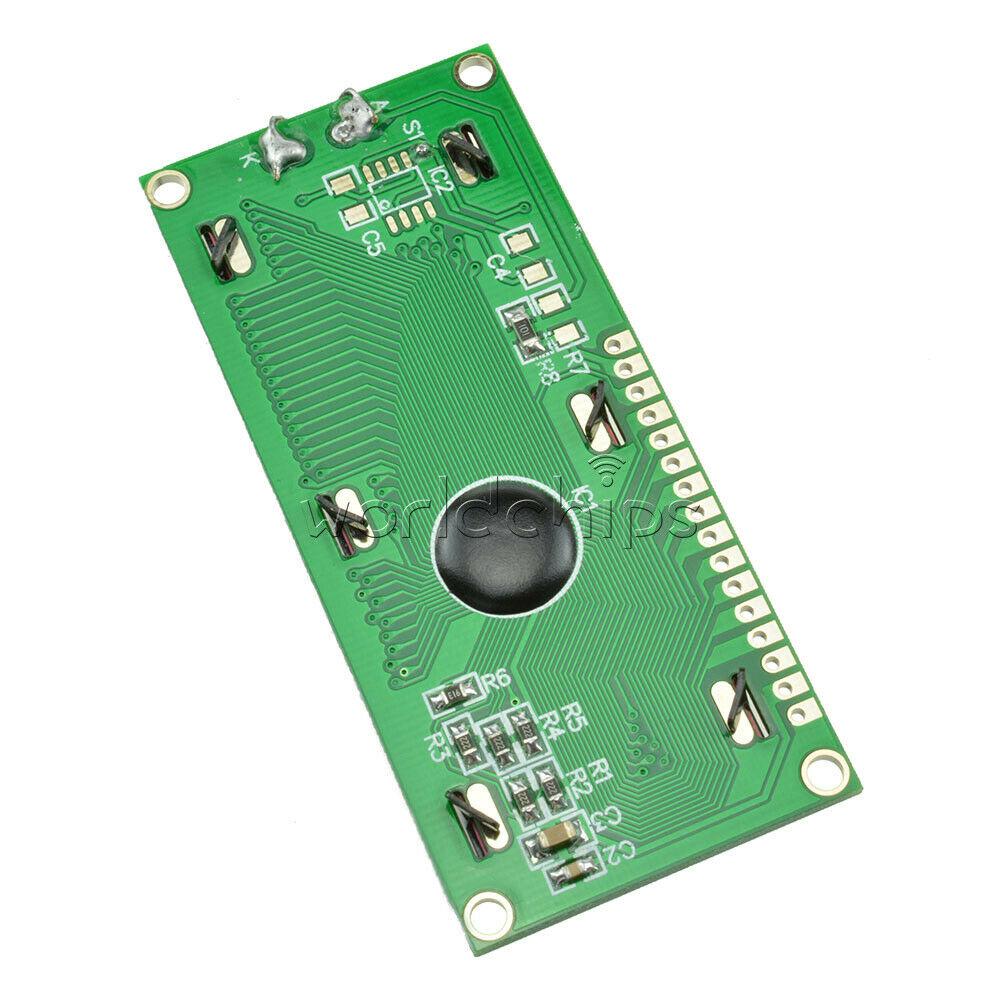 Yellow Backlight 16X1 Character 1601 LCD Display Module LCM STN SPLC780D KS0066