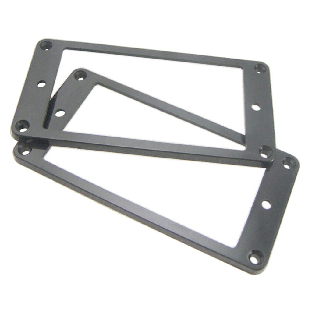 2pcs  Pickup Flat Bottom Frame Neck Bridge for   LP Guitar