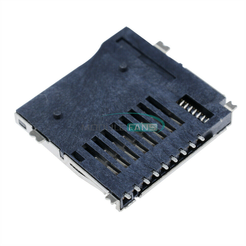 10PCS SD TF Micro Memory Card Self-eject Socket Adapter Plug TransFlash