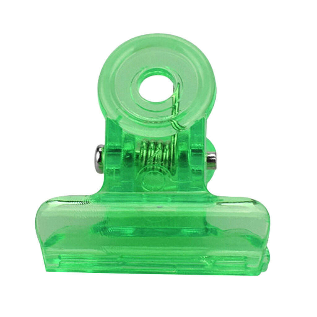 10X Reusable Acrylic Nail Polish Remover Clips Nail Art Soak Off Clip Green