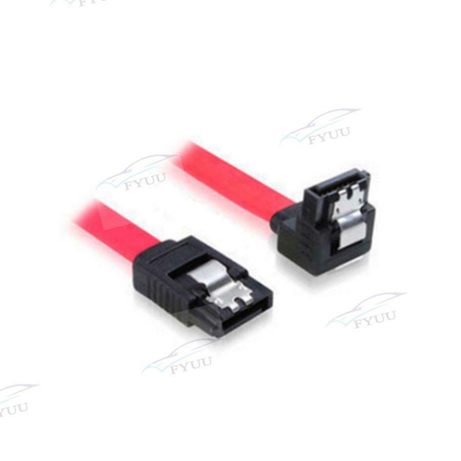 10Pc 18" SATA 3.0 Cable SATA3 III 6GB/s Right Angle 90 Degree SSD HDD Hard Drive
