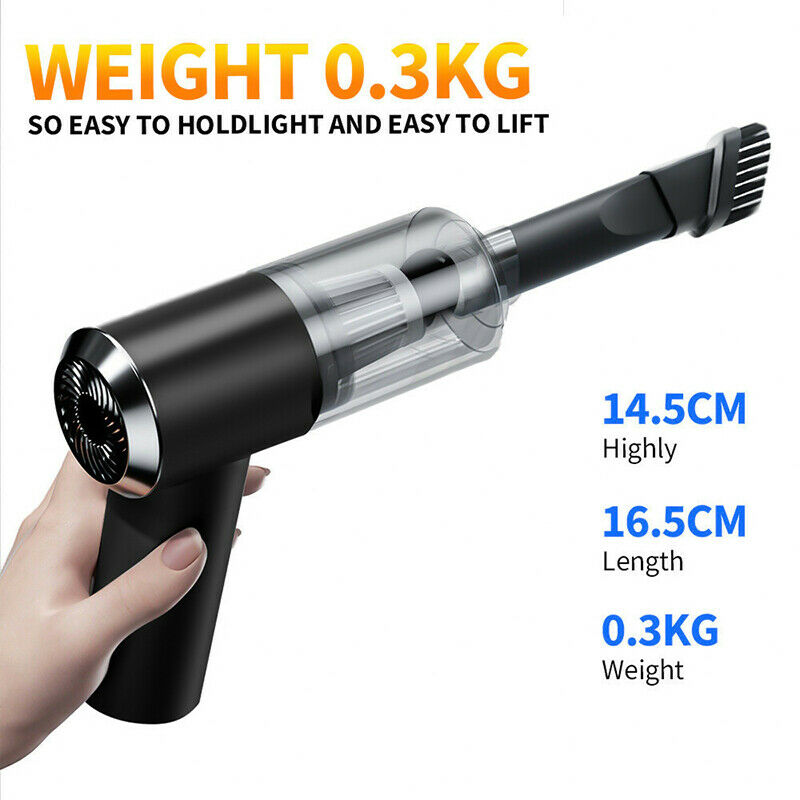 120W 5500Pa Cordless Handheld Vacuum Dust Cleaner Rechargeable Car Home Mini