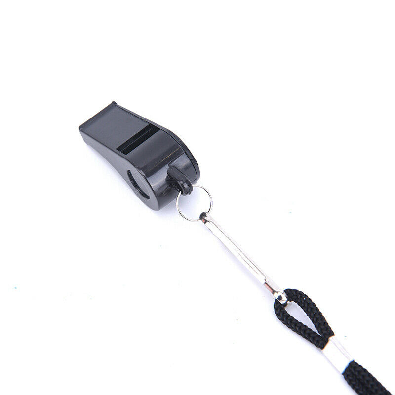 2Pcs Whistle Sports Referee Training Whistle Outdoor Survival With LanyaF.l8