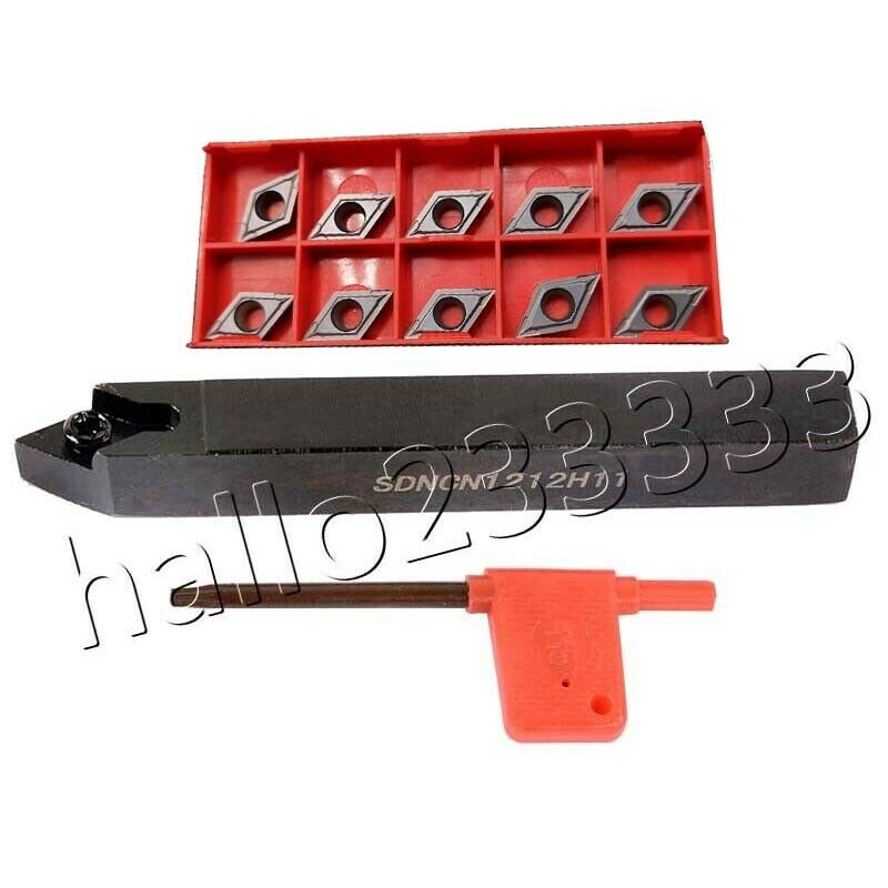 SDNCN1212H11 Lathe Tool External Turning Tool Holder + DCMT11T304 BP1125 insert