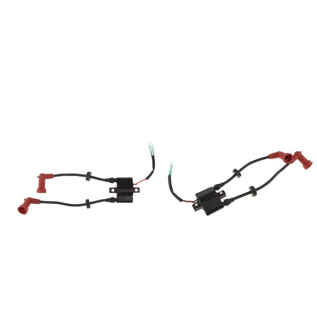 2pieces Ignition Coil for Yamaha Outboard F 9.9HP - 20/15/40HP 6F5-85570-13