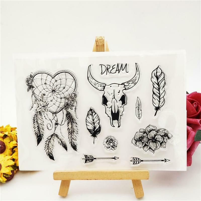 Dreamcatcher Dream Clear Stamps DIY Scrapbookin Embossing Album Paper Card