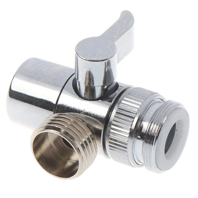 Home Kitchen Faucet Valve Diverter Sink Valve Water Tap Faucet Splitter AdaptBD