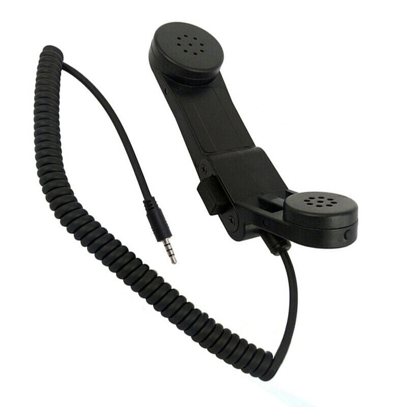 Handheld Speaker Mic H250 Shoulder Microphone PTT for 3.5mm Phone