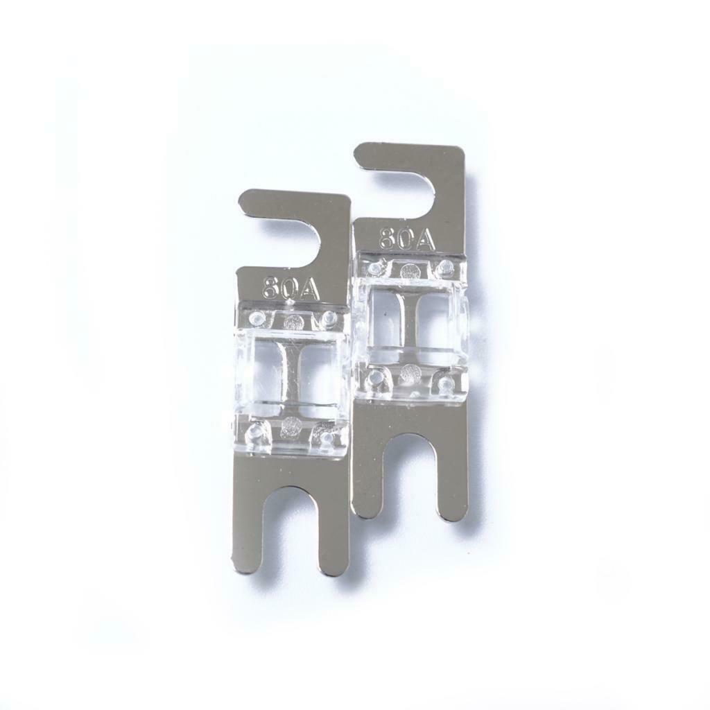 10pcs 80A+30A High Quality Nickel Plated Car Audio Mini ANL Type Blade Fuse