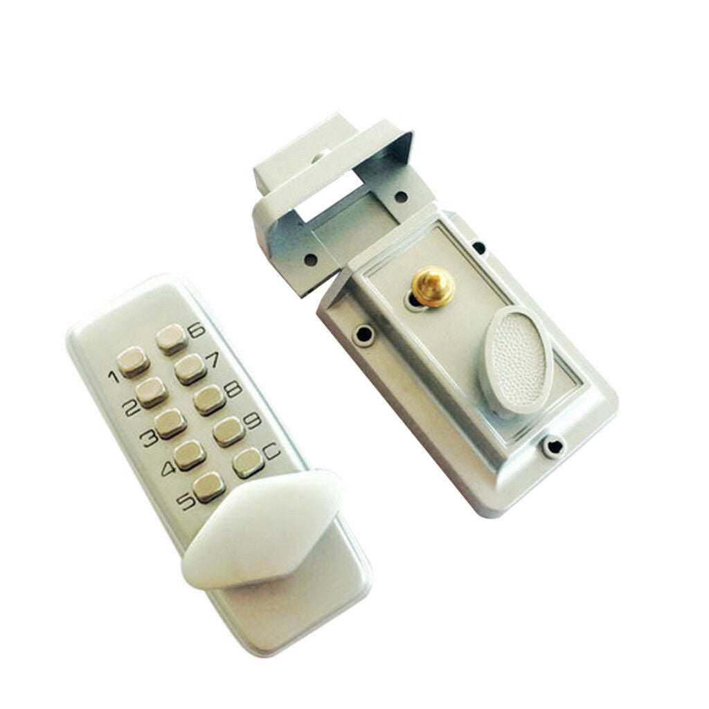 Modern Push Button Mechanical Digital Combination Code Door Lock Keyless