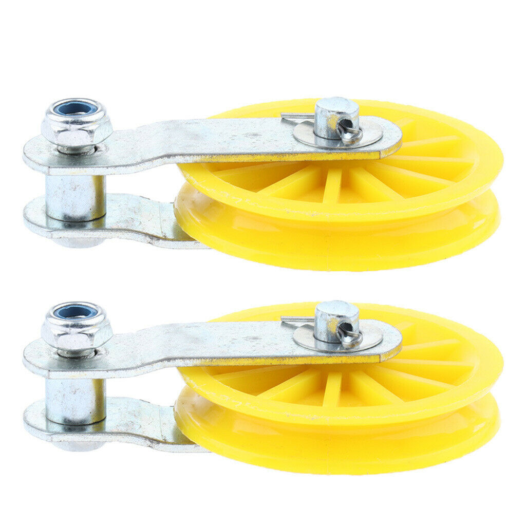 2 Pcs Automatic Coop Door Opener Waterline Pulley Backyard Poultry Supplies
