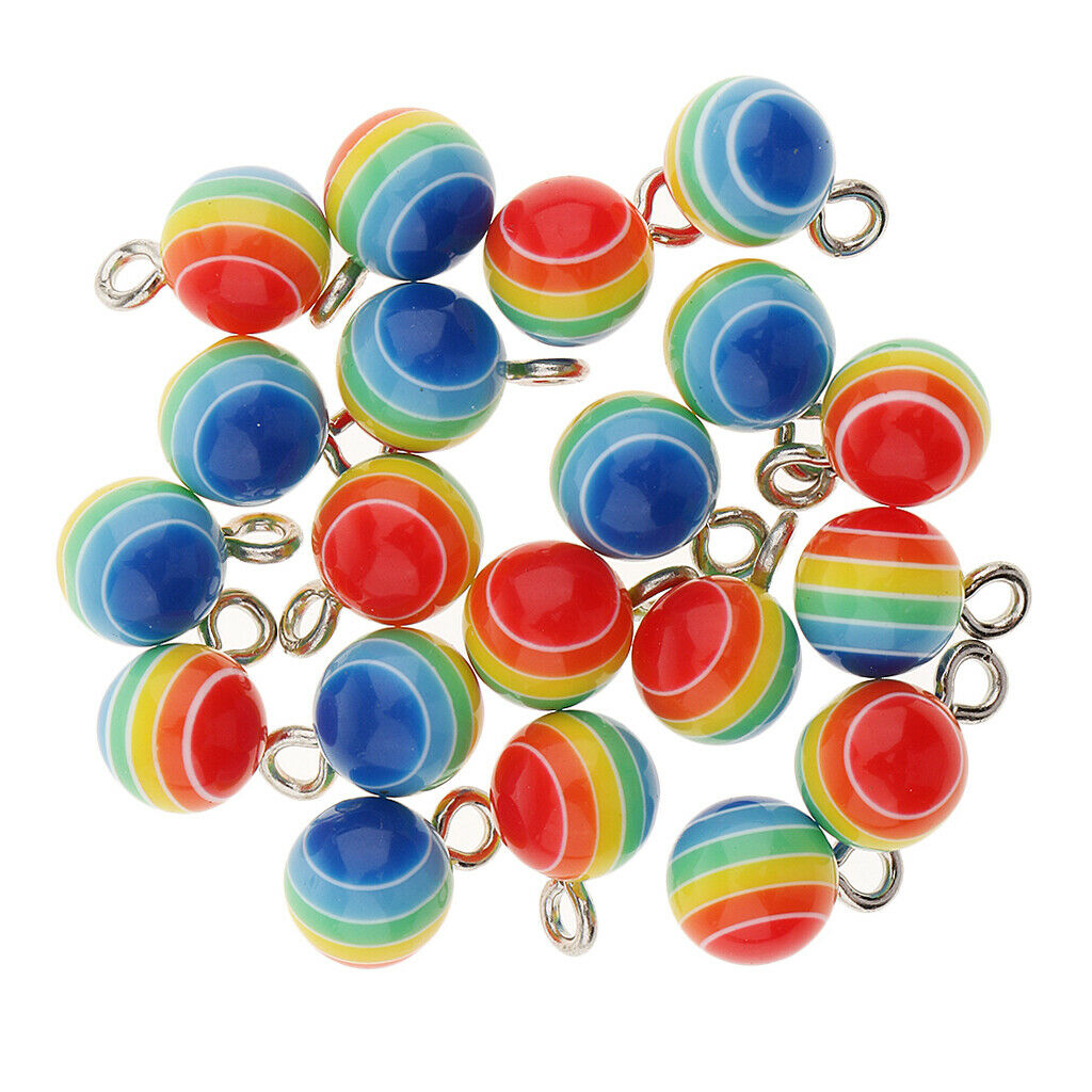 40 pieces ball charms pendants, craft beads, decorative beads, beads pendants