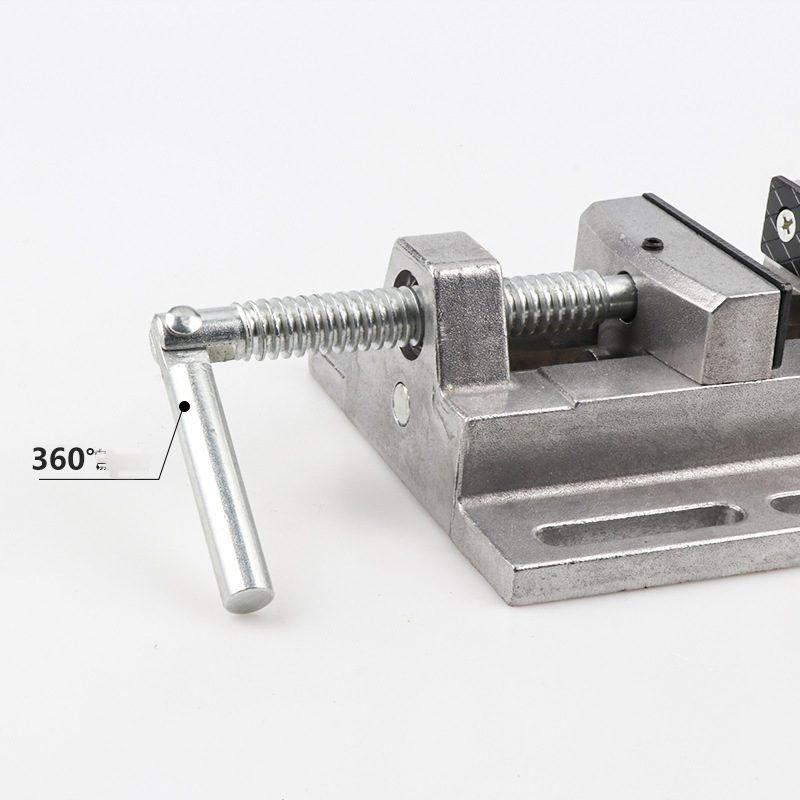 Aluminum Alloy Vise 2.5 Inch Flat-Nose Pliers Double Track Precision Clamping