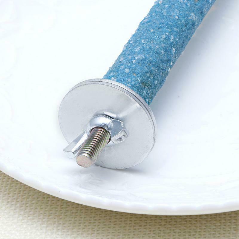 Colorful Pet Bird Parrot Chew Paw Grinding Toys Harness Cage Budgie Clean Tool