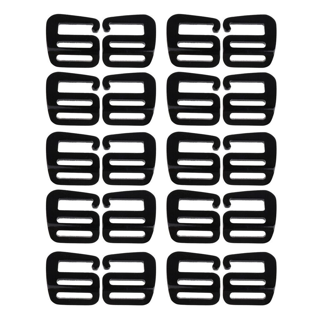 20Pcs 1 Inch G Hook Backpack Webbing Buckle Strap Clip Keychain Holder Hanger