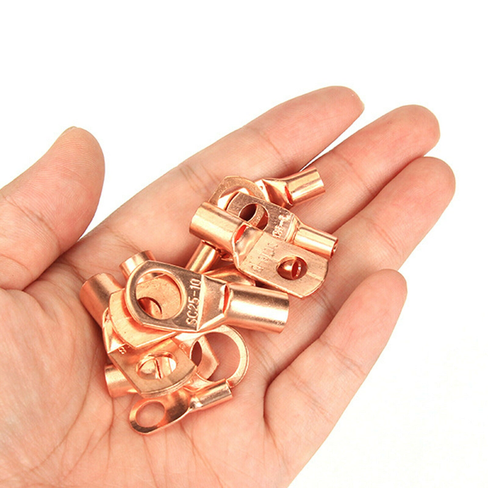 170x Copper Battery Cable Ends for Automotive Supplies AWG6 AWG8 AWG10 AWG12