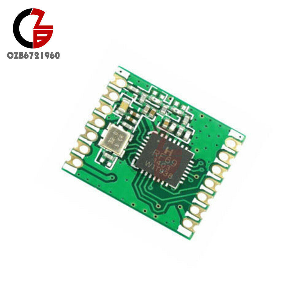 2PCS RFM69CW 868Mhz HopeRF Wireless Transceiver with RFM12B Compatible Footprint