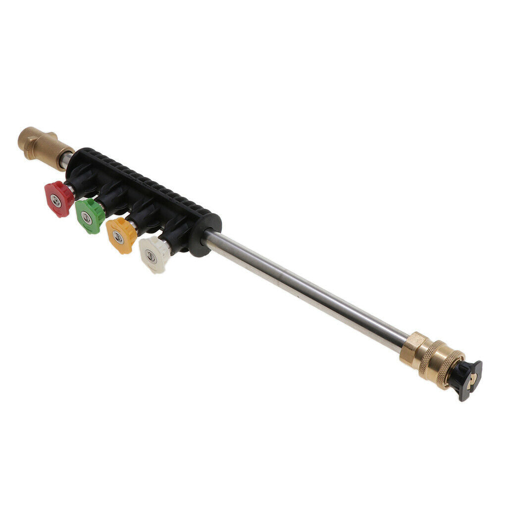 1/4 Inch Plug Power Washer Lance Metal Rod with Spray Nozzle Suitable for