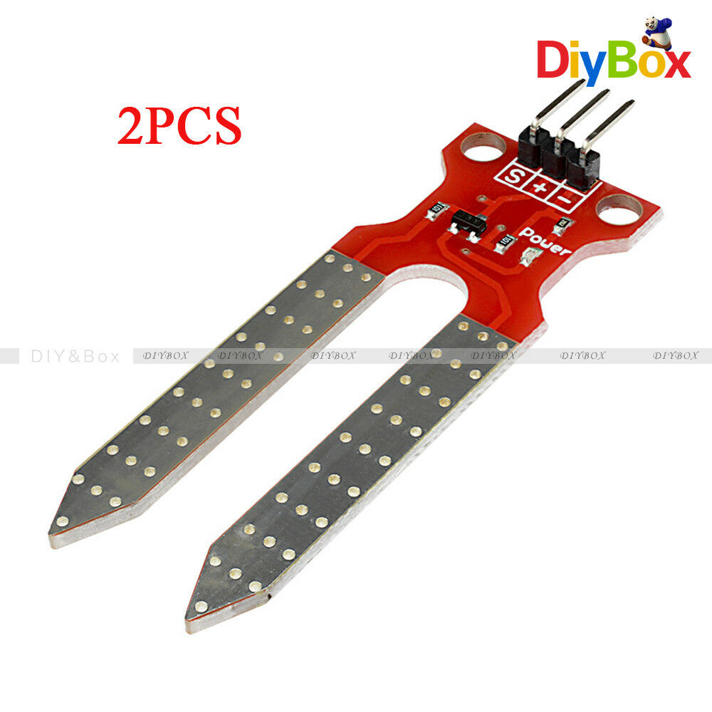 2PCS Soil Humidity Hygrometer Sensor Module Moisture Detection for Arduino AVR