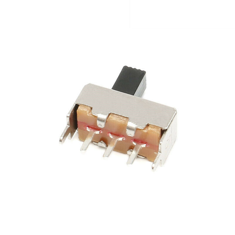20pcs SS-12F44(1P2T)G5 Slide/Toggle switches 3 feet 2 gears Handle 5mm