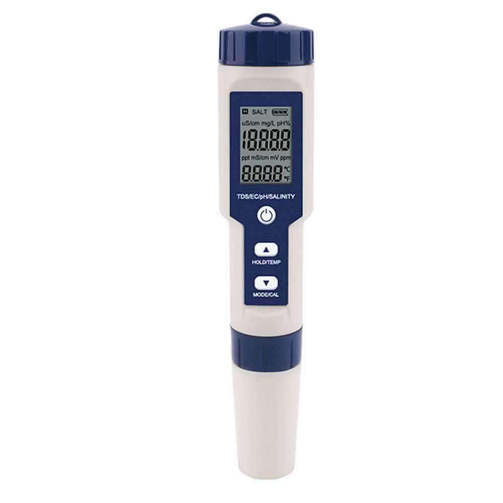 EZ-9909 Digital Water Tester PH/TDS/EC/Salinity/Temperature Meter Pen LIN