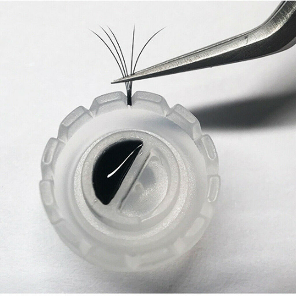 Set of 100 Eyelash Adhesive Glue Holder Quick Lashes Blossom Volume Cup