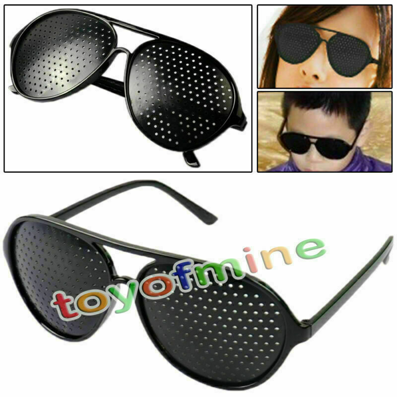 Black Eyes Eyesight Vision Improve Training Eye Exercise Glasses