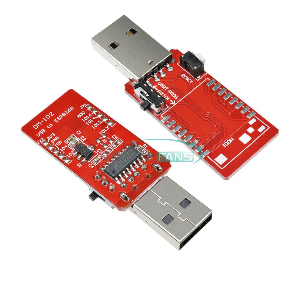 2PCS ESP07 ESP-07 Serial USB to ESP8266 WiFi Adapter Transceiver Module