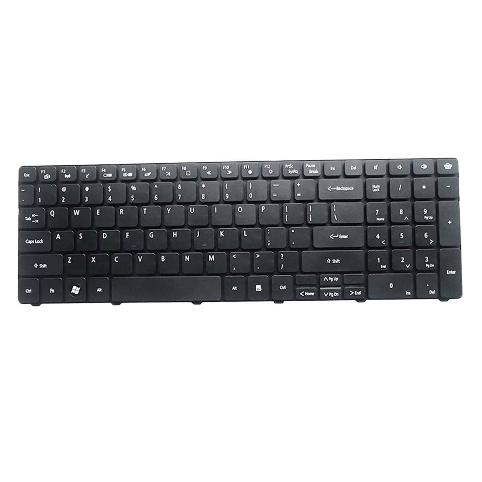 Black US Keyboard Replace for Gateway NV59A NV73A NV51B ID79C PK130QG2B00