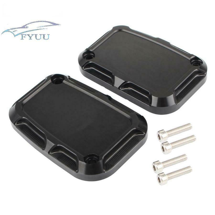 Cut Brake Master Cylinder Front Cover For Motor Touring Street Glide V-Rod CNC