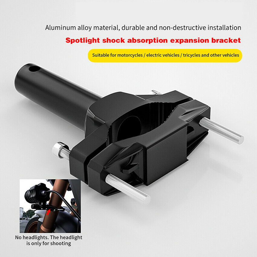 Motorcycle Bumper Modified Shock Absorption Light Spotlight Fixed Bracket
