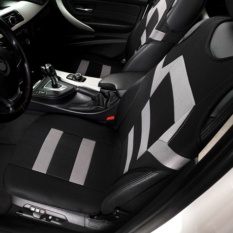 Universal 2 PCS Car Double Front Vest Design Seat Soft Cover Cushion Protector