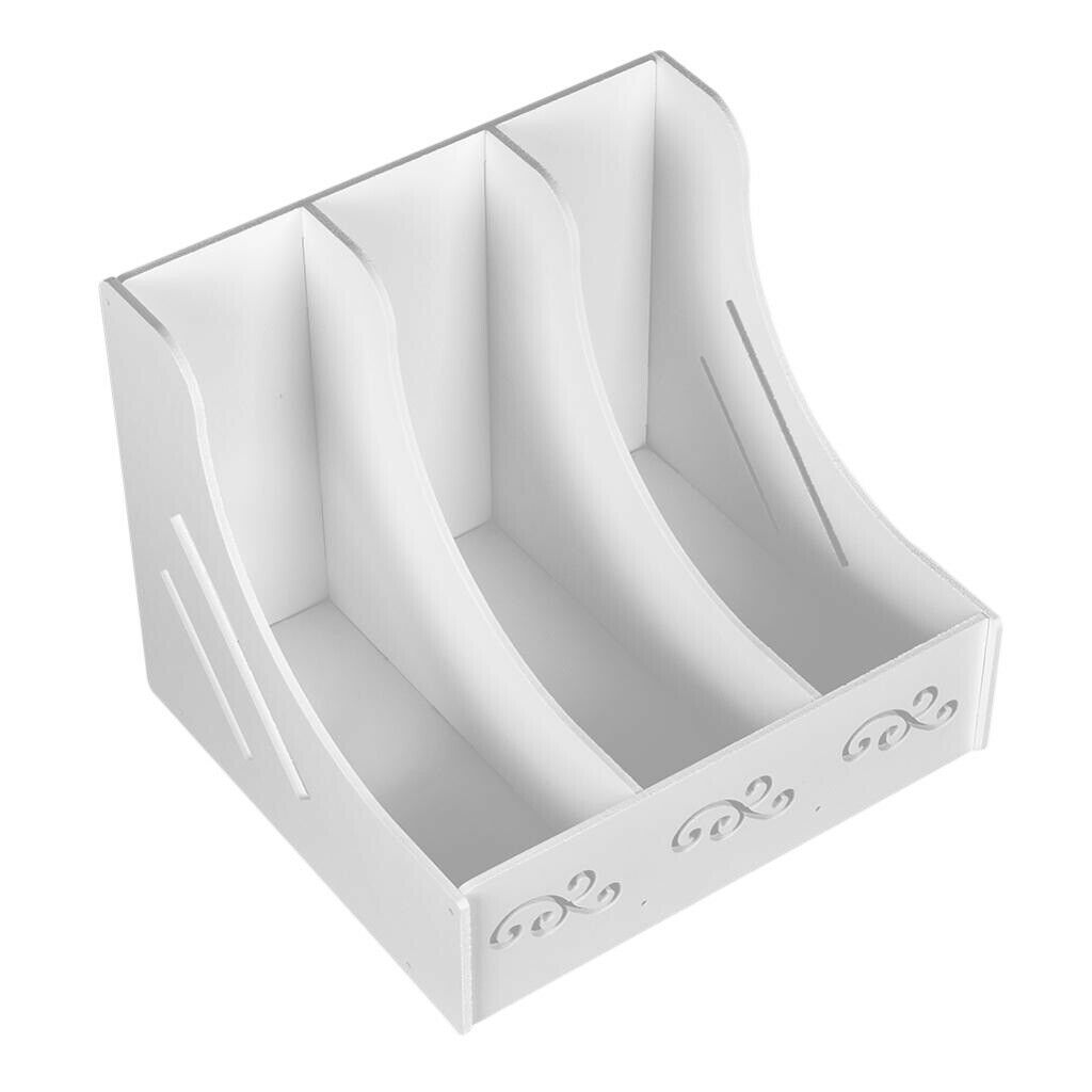 DIY 3 Sections Self-Assembly Files Organizer Case Organizer Supplies Set