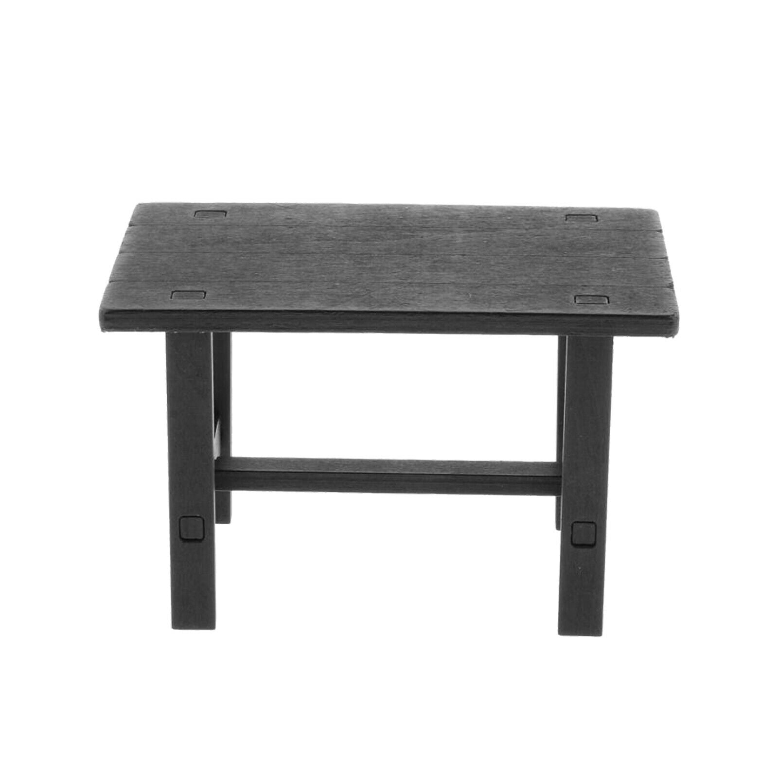 1/6 Table & Chairs for 12inch Kumik TBLeague DML DID TTL Dress up Black