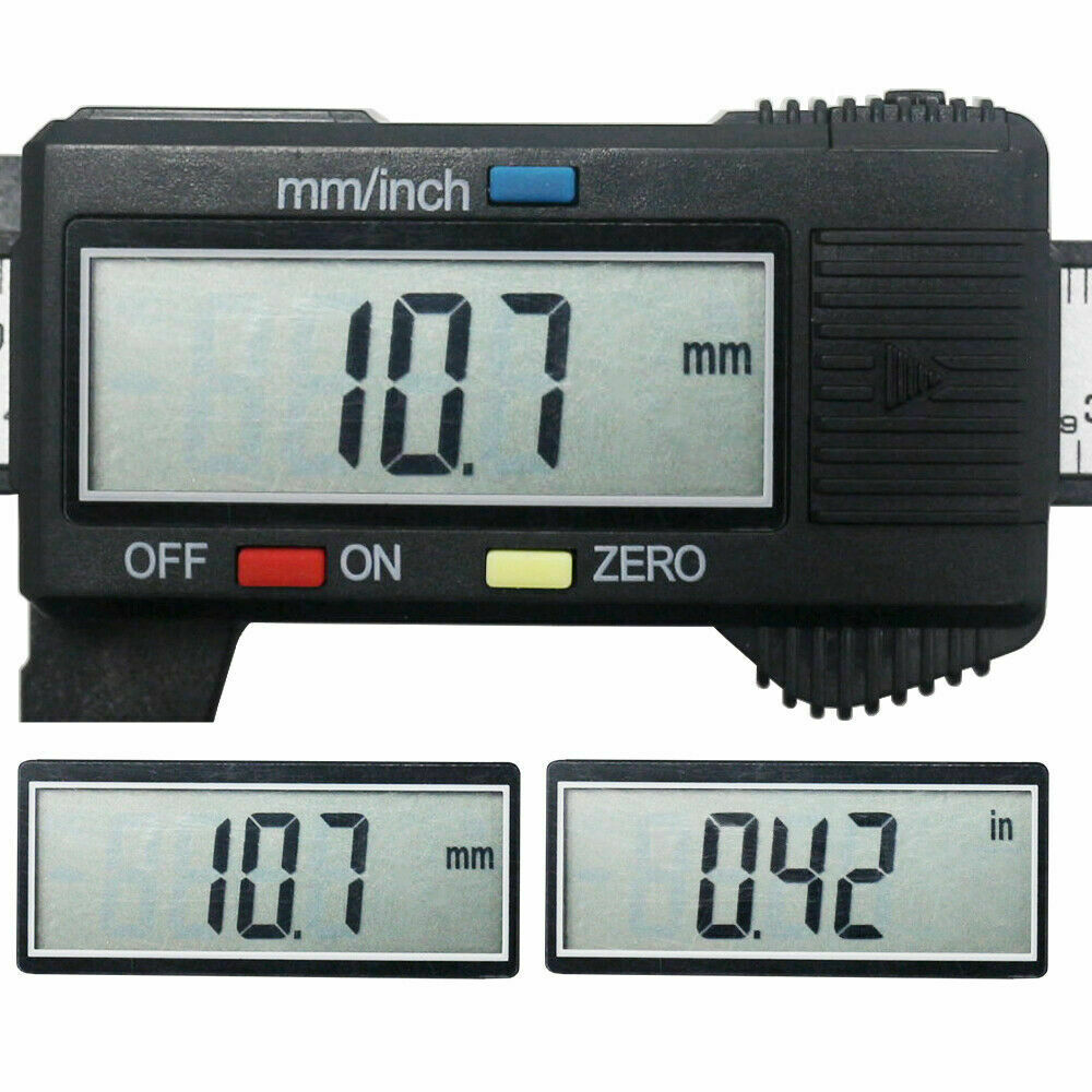 150mm Digital Vernier Caliper Micrometer Tool Gauge Electronic LCD Display