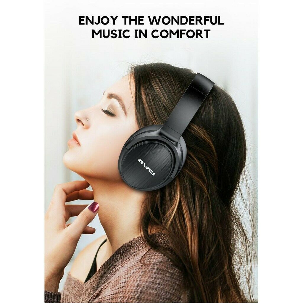 Portable Foldable Wireless Headphones Over Ear Gaming Headset With Micophone