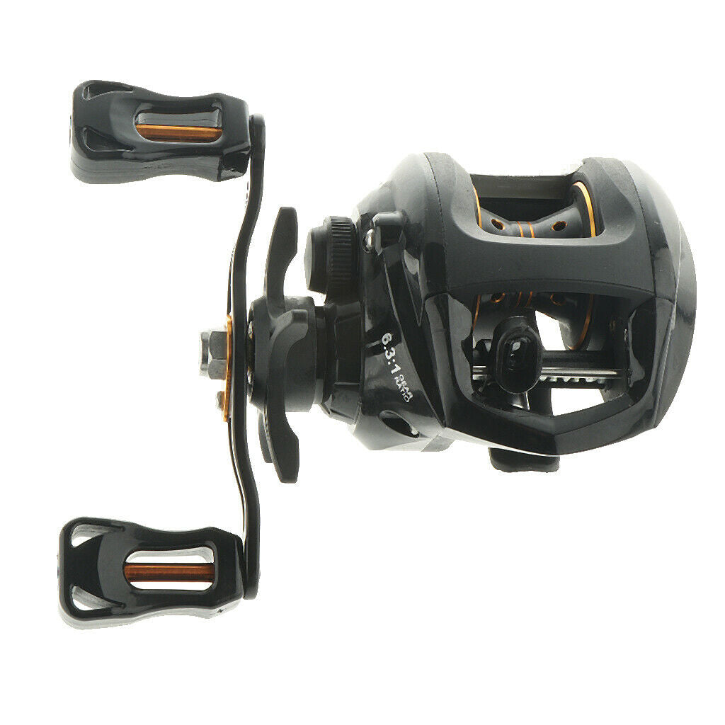 Powerful Long Casting Baitcasting Reel with Magnetic Brake System Right Hand