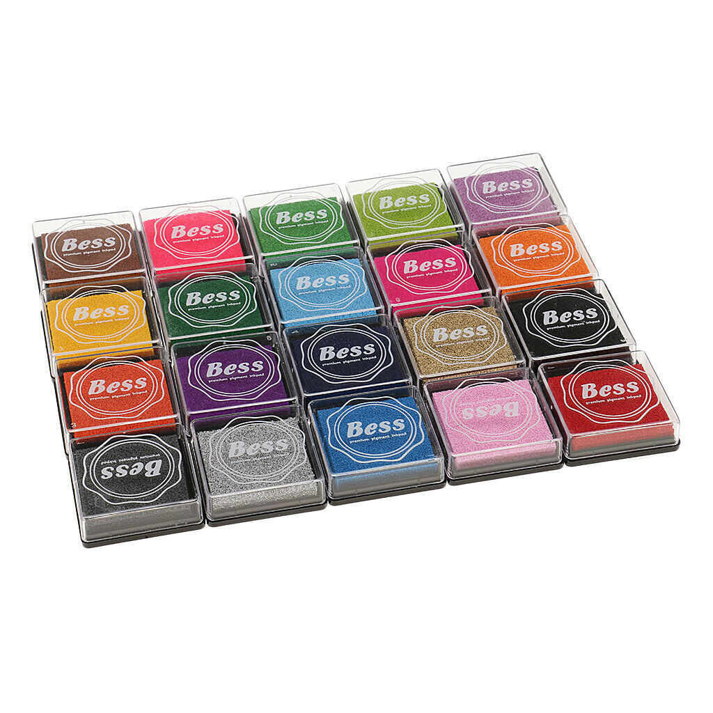 20 Pcs/set Rubber Stamps Partner Color Card Making and Kids DIY Scrapbooking