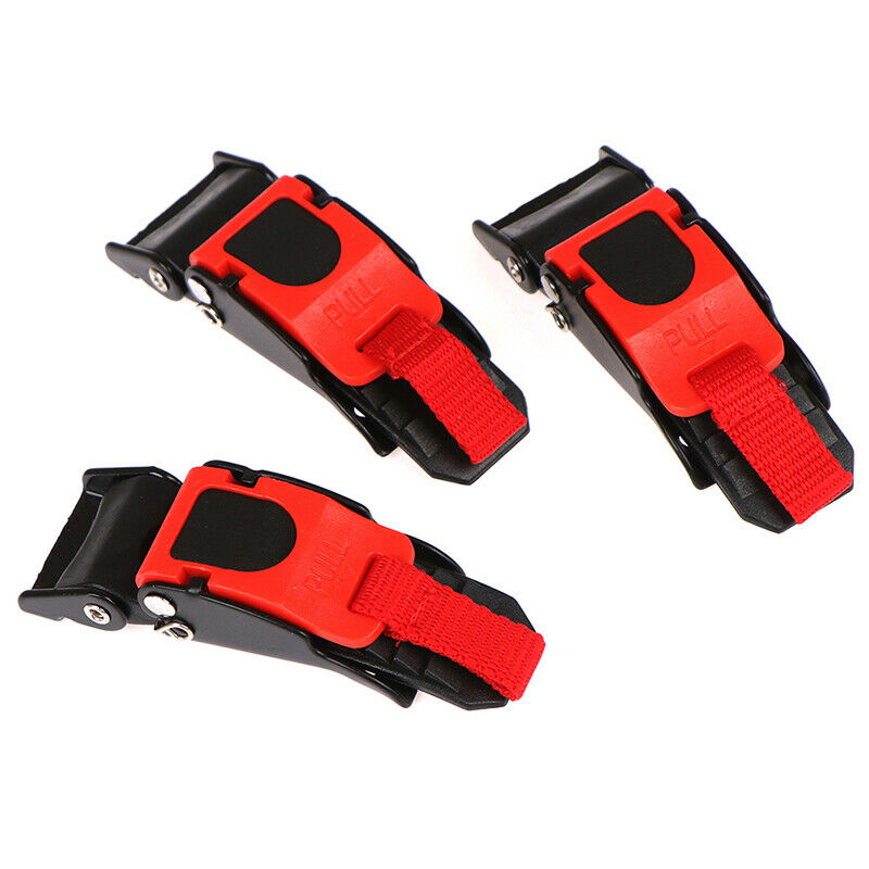 3Pcs Motorcycle Bike Helmet Chin Strap Speed Sewing Clip Quick Release Bu.l8
