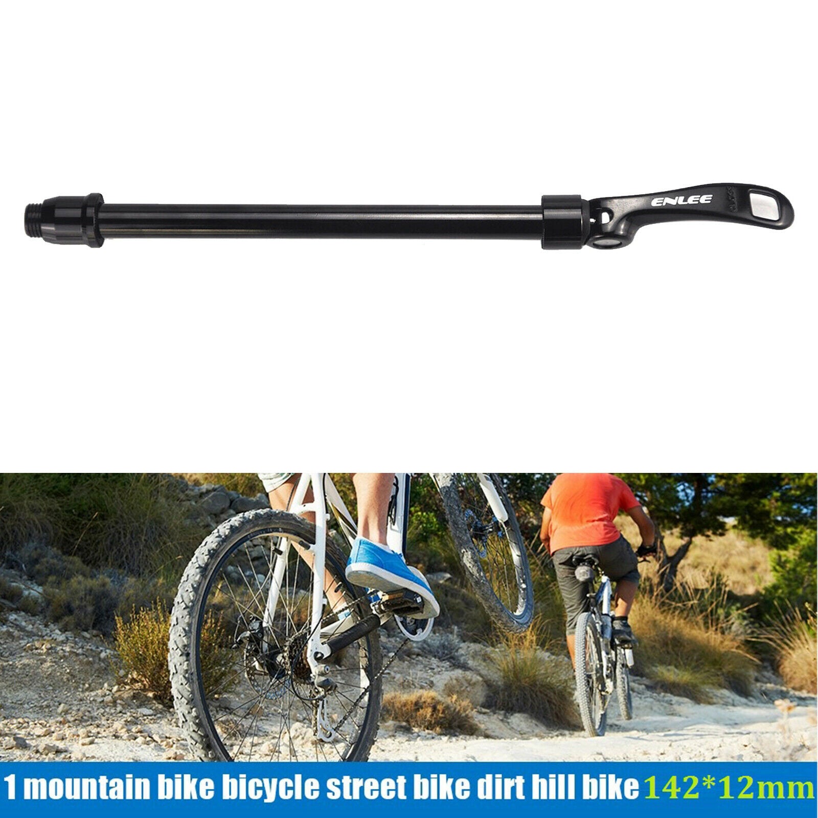 Rear Quick Release Skewer Aluminium Alloy Bicycle Hub Axle Lever Wheel